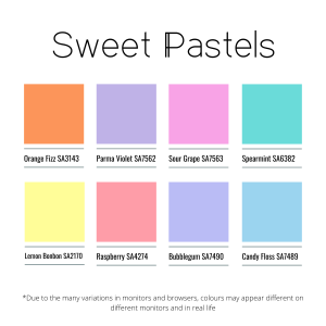 3mm Sweet Pastels - Sample Pack